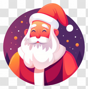 Santa Claus - Jolly Cartoon Santa Claus For Christmas Transparent PNG