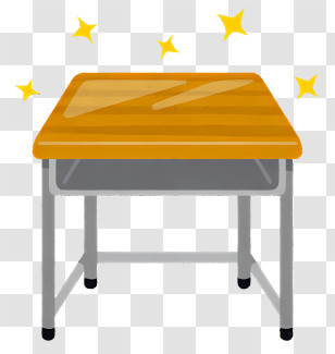 Icon - Clean School Desk Transparent PNG