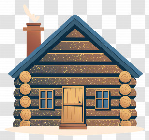 Log Cabin - Cozy Log Cabin Transparent PNG