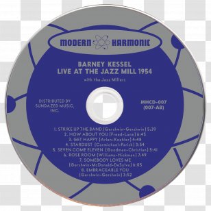 Compact Disc Barney Kessel: Live At The Jazz Mill 1954 Sundazed Records - Album - Sound Recording And Reproduction Transparent PNG