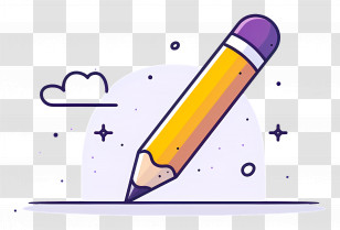 Colored Pencil - Cartoon Pencil For Drawing Transparent PNG