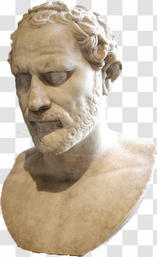 Demosthenes Ancient Greece Bust Sculpture History - Roman Art Transparent PNG
