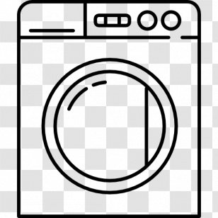 Washing Machines Furniture - Area - Black Transparent PNG