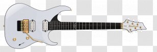 Schecter Guitar Research Electric Damien 6 Ibanez - Steve Vai - Guitarra Electrica Transparent PNG