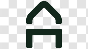 Vamo Logo - Minimal House App Icon Transparent PNG