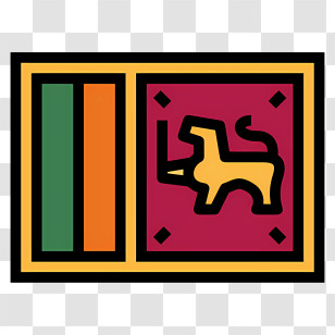 Sri Lanka Flag - Colorful National Flag Transparent PNG
