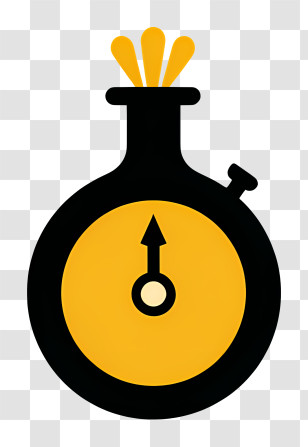 Pressure Logo - Classic Stopwatch For Timing Events Transparent PNG