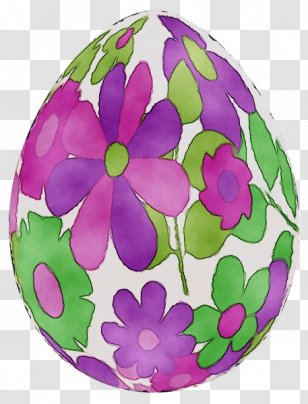 Clip Art Easter Egg - Violet Transparent PNG