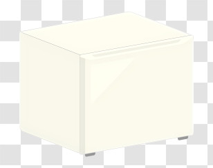 Icon - Plain White Box Transparent PNG