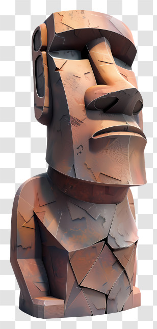 Moai - Easter Island Moai Statue Illustration Transparent PNG