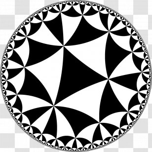 Tessellation Complex Analysis Geometry Mathematics Schwarz Triangle - Monochrome Photography Transparent PNG