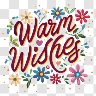 Warm Wishes - Warm Wishes Greeting Transparent PNG