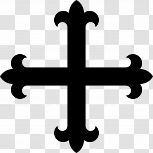 Christian Cross Heraldry Moline - Variants Transparent PNG