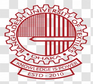 Bangladesh University Of Textiles Logo Brand Emblem Clip Art - Alabama Elephant Transparent PNG