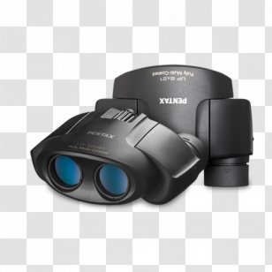 Binoculars Pentax U-Series UP 8-16x21 Camera Lens Tripod Transparent PNG