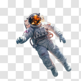 Astronaut - Astronaut Floating In Outer Space Illustration Transparent PNG