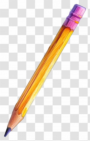 Colored Pencil - Colorful Pen Illustration For Writing Transparent PNG