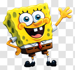 Spongebob - Cartoon Sponge Character For Fun Entertainment Transparent PNG