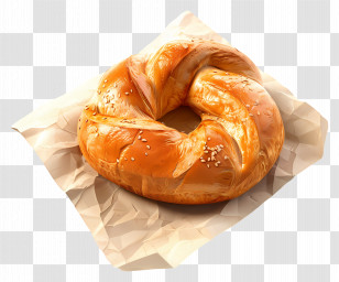 Panera Bread - Golden Fresh Bread With Crispy Crust Transparent PNG