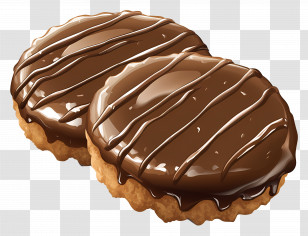 Chocolate Biscuit - Tasty Chocolate Biscuits Transparent PNG