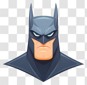 Batman Icon - Superhero Mask Illustration Transparent PNG