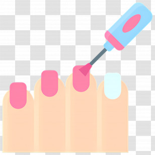 Nail Salons - Nail Polish Application Transparent PNG