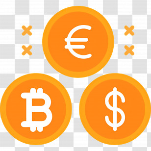 Cryptocurrency - Currency Symbols Transparent PNG