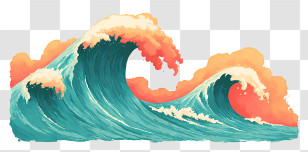 Beach Wave - Ocean Waves On Sandy Beach Transparent PNG