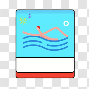 Icon - Swimming Sport In Pool Transparent PNG
