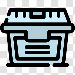Food Box - Plastic Storage Box Illustration Transparent PNG