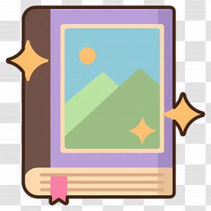 Book Cover - Illustrated Book With Scenic Cover Transparent PNG