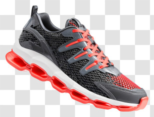 Carbon Plated Running Shoes - Sporty Sneaker With Modern Design Transparent PNG