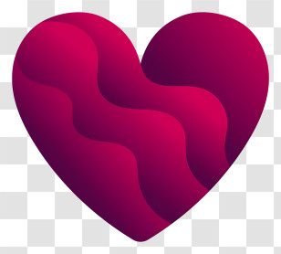 Heart Shaped - Red Heart Shape Symbolizing Love Transparent PNG