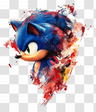 Sonic The Hedgehog - Blue Hedgehog Transparent PNG