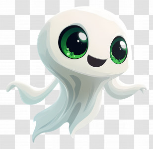 Cartoon Ghost - Cute Ghost Cartoon For Halloween Transparent PNG