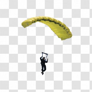 Airplane Parachute Parachuting Paragliding Skydiver - Aviation Transparent PNG
