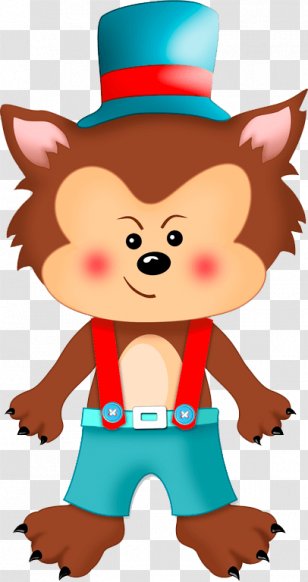 Little Red Riding Hood Big Bad Wolf Gray Birthday Party - Heart - Frame Transparent PNG