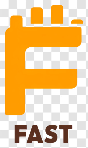 Fast Food Logo - Orange F Fast Logo Transparent PNG