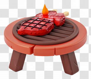 Grilled Beef - Grilled Meat On Barbecue Grill Transparent PNG