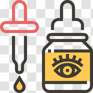Eye Dropper Tool - Eye Dropper With Medicine Transparent PNG