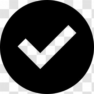 Check Mark - Symbol - Monochrome Transparent PNG