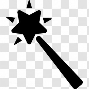 Wand Magic - Silhouette Transparent PNG