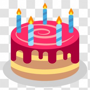Birthday Cake Clip Art Emoji - Decorating Transparent PNG