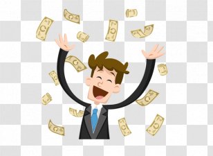 Digital Marketing Business Affiliate Sales - Finance - Man Sun Money Happy Face Transparent PNG