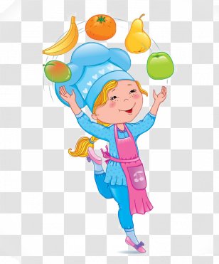 Cook Clip Art - Cartoon - Fruit Little Cooker Transparent PNG