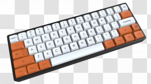Computer Keyboard Space Bar Keycap Numeric Keypads Polybutylene Terephthalate - Massdrop - Retrowave Transparent PNG