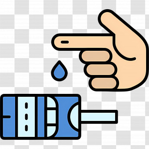 Diabetes - Blood Sugar Testing Illustration For Health Awareness Transparent PNG