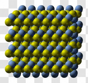 Silver Sulfide Argentite Structure - Cubic Crystal System Transparent PNG