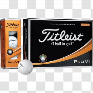 Titleist Pro V1x Golf Balls Transparent PNG