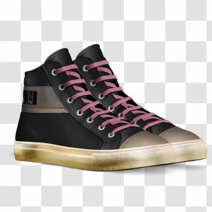 Sneakers High-top Shoe Leather Clothing - Footwear - Free Creative Bow Buckle Transparent PNG